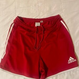 vintage adidas red shorts 🍒 size small